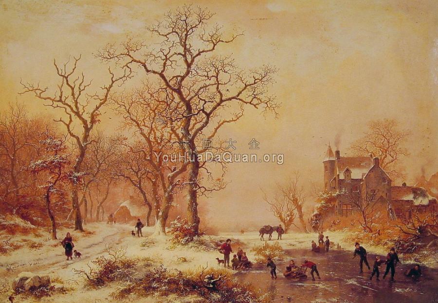 Ice Skating - 弗雷德里克·马里亚努斯·克鲁斯曼